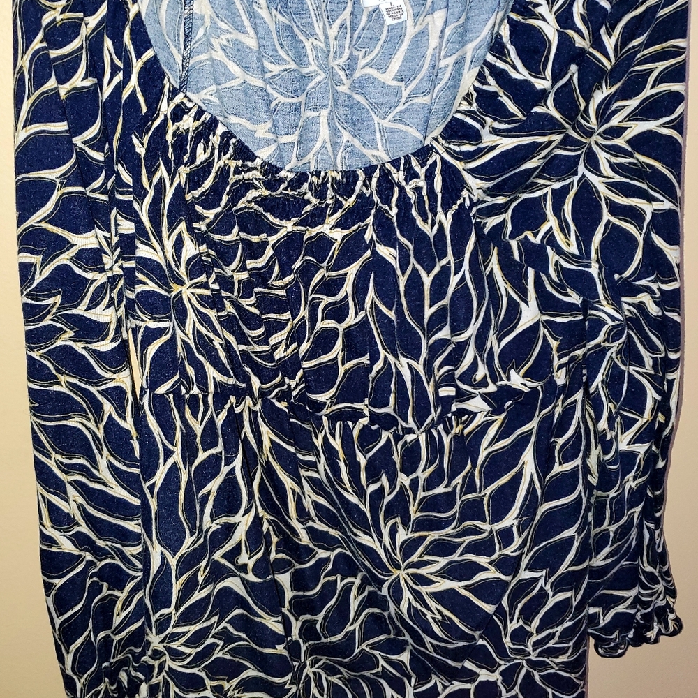 Liz Lange, Large, Navy/Cream